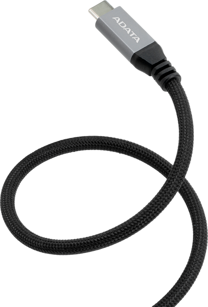Kabel ADATA USB-C - USB-C 3.2 Gen 2 100W 1 m Black (CACCU3-100W-100AN-BK) - obraz 4