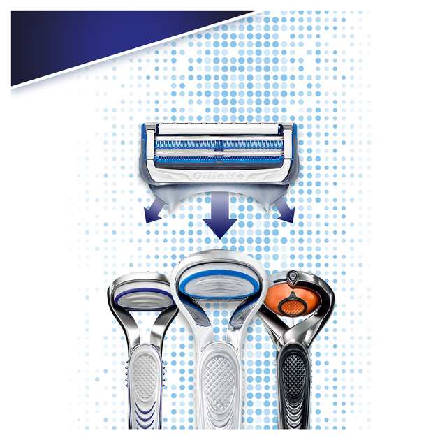 Змiннi касети для голiння Gillette Skinguard Sensitive 8 шт - Фото 5 Змiннi касети для голiння Gillette Skinguard Sensitive 8 шт - изображение 5