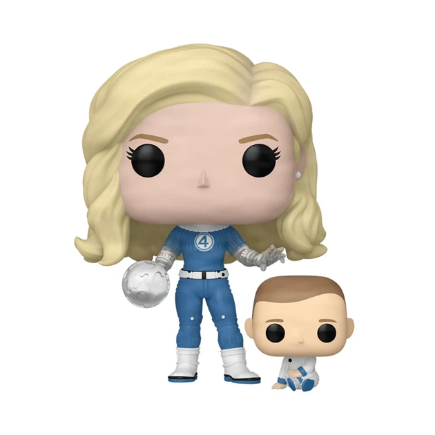 Набор игровых фигурок Funko POP Фантастическая четвёрка Первые шаги Женщина-невидимка и Франклин - Фото 2 Набор игровых фигурок Funko POP Фантастическая четвёрка Первые шаги Женщина-невидимка и Франклин - изображение 2