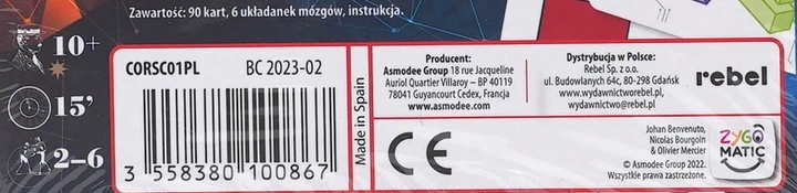 Gra planszowa Rebel Super Cortex (3558380100867) - Zdjęcie 10 Gra planszowa Rebel Super Cortex (3558380100867) - obraz 10