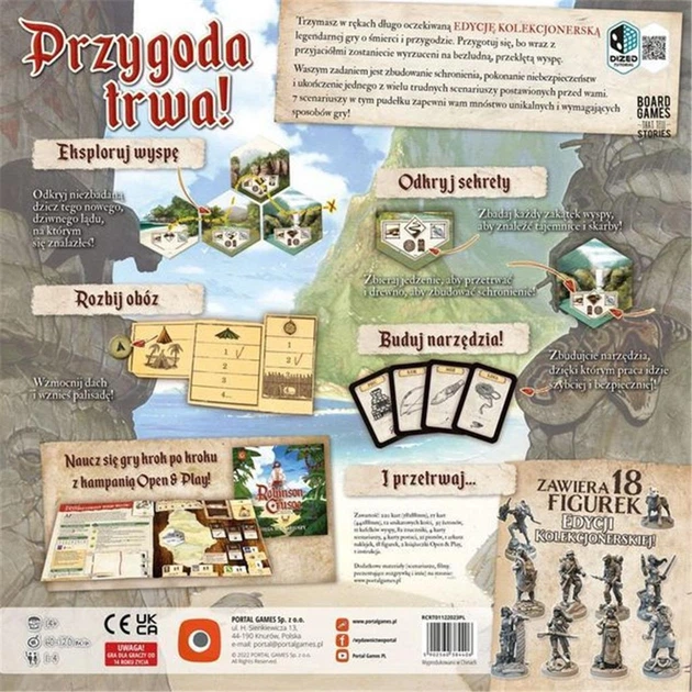 Настільна гра Portal Games Робінзон Крузо: Колекційне видання (5902560384406) - зображення 8