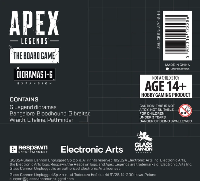 Dodatek do gry Glass Cannon Unplugged Apex LegendsDioramas 1–6 Expansion (wersja angielska) (5905316128286) - obraz 6