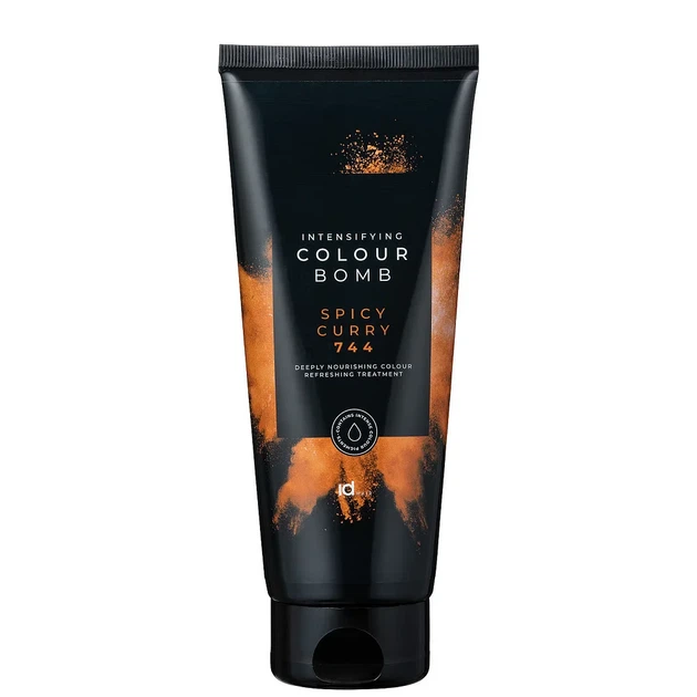 Тонувальний бальзам для волосся IdHAIR Colour Bomb SPICY CURRY 744 200 мл - Фото 1 Тонувальний бальзам для волосся IdHAIR Colour Bomb SPICY CURRY 744 200 мл - зображення 1