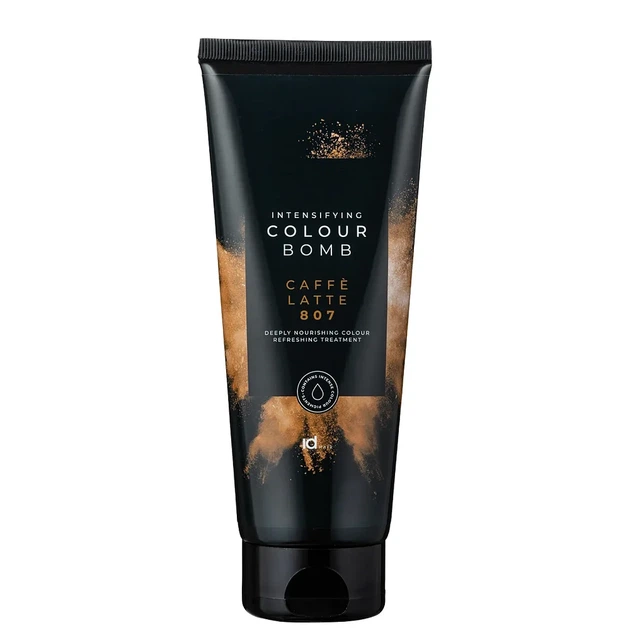 Тонувальний бальзам для волосся IdHAIR Colour Bomb CAFFE LATTE 807 200 мл - Фото 1 Тонувальний бальзам для волосся IdHAIR Colour Bomb CAFFE LATTE 807 200 мл - зображення 1