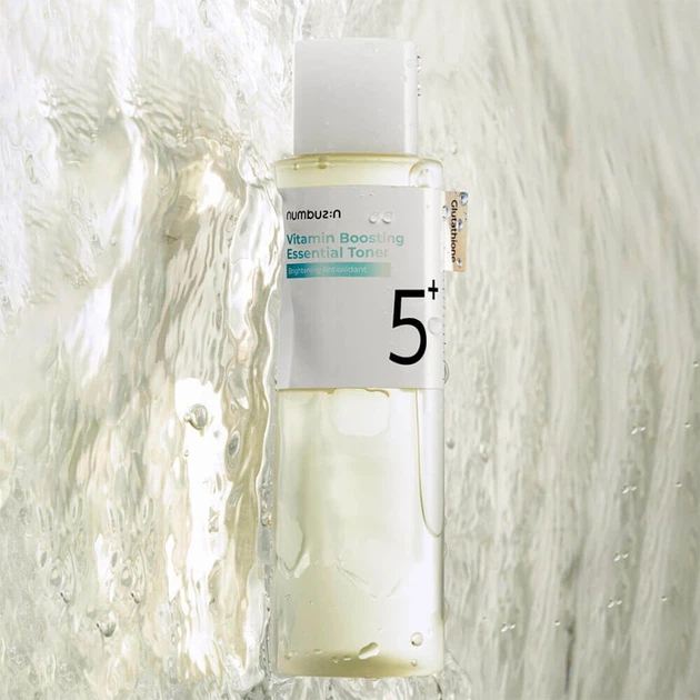Осветляющий тонер-эссенция с ниацинамидом numbuzin No.5 Glutathione Vitamin Concentrated Toner 200 мл - Фото 4 Осветляющий тонер-эссенция с ниацинамидом numbuzin No.5 Glutathione Vitamin Concentrated Toner 200 мл - изображение 4