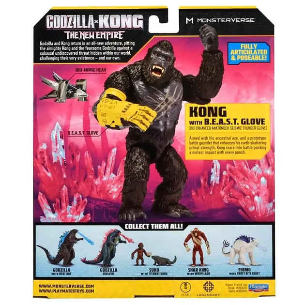 Фігурка Godzilla vs. Kong Конг зі сталевою лапою 15 см (35204) - Фото 6 Фігурка Godzilla vs. Kong Конг зі сталевою лапою 15 см (35204) - зображення 6