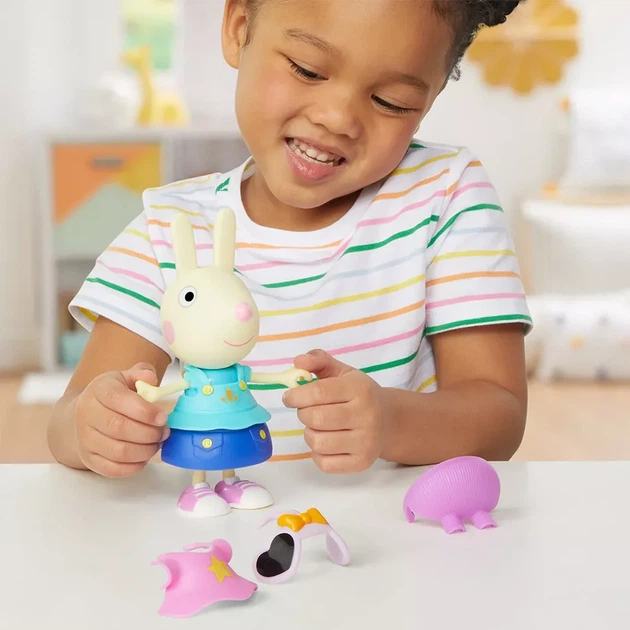 Фигурка Peppa Pig Модное приключение Одень Ребекку (G0329) - Фото 7 Фигурка Peppa Pig Модное приключение Одень Ребекку (G0329) - изображение 7