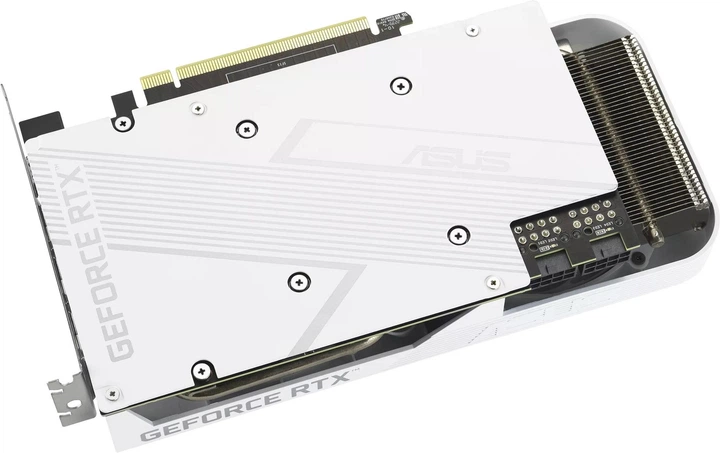 Відеокарта ASUS RTX 3060Ti 8Gb Dual OC WHITE GDDR6Х (DUAL-RTX3060TI-O8GD6X-WHITE) (GDDR6X, 256 bit, PCI-E v4.0 x16) Б/в - зображення 6