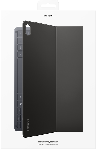 Чохол-клавіатура для планшета Samsung Galaxy Tab S12+ Book Cover Keyboard Slim Black (EF-DX840BBEGUA) - зображення 12