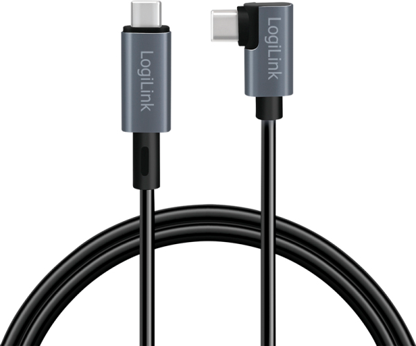 Кабель Logilink USB-C - USB-C 2.0 100W 2 м Black (4052792068856) - зображення 2