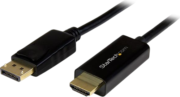Кабель Startech DisplayPort - HDMI 3 m Black (65030865388) - Фото 1 Кабель Startech DisplayPort - HDMI 3 m Black (65030865388) - зображення 1