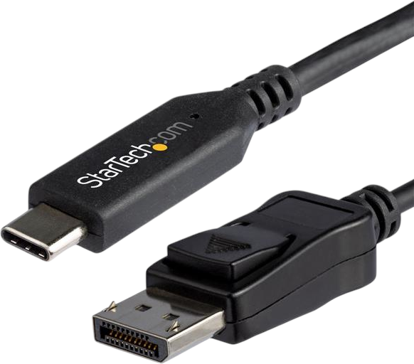 Kabel Startech USB Type C - DisplayPort 1.8 m Black (65030880350) - Zdjęcie 1 Kabel Startech USB Type C - DisplayPort 1.8 m Black (65030880350) - obraz 1