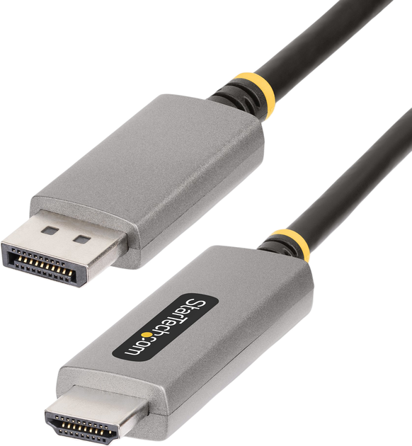 Кабель Startech DisplayPort 1.4 - HDMI 2.1 2 m Black (65030897358) - Фото 1 Кабель Startech DisplayPort 1.4 - HDMI 2.1 2 m Black (65030897358) - зображення 1