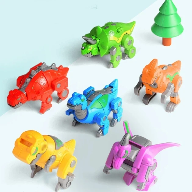 Дитяча іграшка динозавр-трансформер 2110B XINTAIYUAN TOYS (Dinomorpher), розмір упаковки 12,5х16,5 см - зображення 2