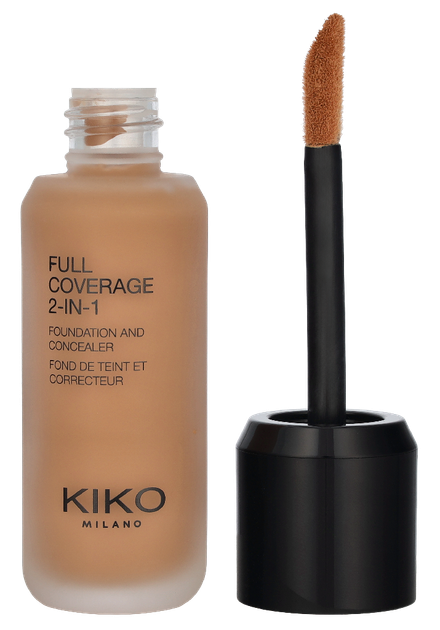 Тональный крем и консилер Kiko Milano Full Coverage 2 In 1 N80, 25 мл - Фото 1 Тональный крем и консилер Kiko Milano Full Coverage 2 In 1 N80, 25 мл - изображение 1