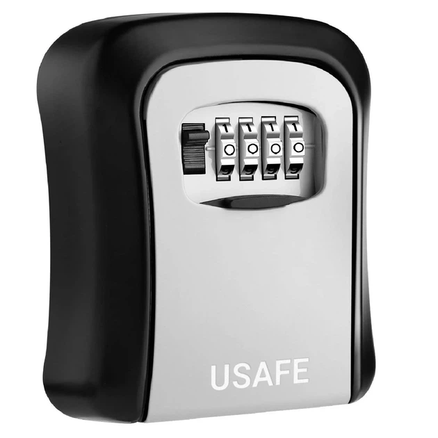 Антивандальный мини-сейф для ключей uSafe KS-03 с кодовым замком настенный Серый - Фото 11 Антивандальный мини-сейф для ключей uSafe KS-03 с кодовым замком настенный Серый - изображение 11