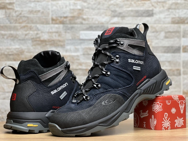 Спортивные кожаные ботинки, кроссовки термо Contagrip Gore-Tex Denim 40 (арт. 491302616) - Фото 2 Спортивные кожаные ботинки, кроссовки термо Contagrip Gore-Tex Denim 40 (арт. 491302616) - изображение 2