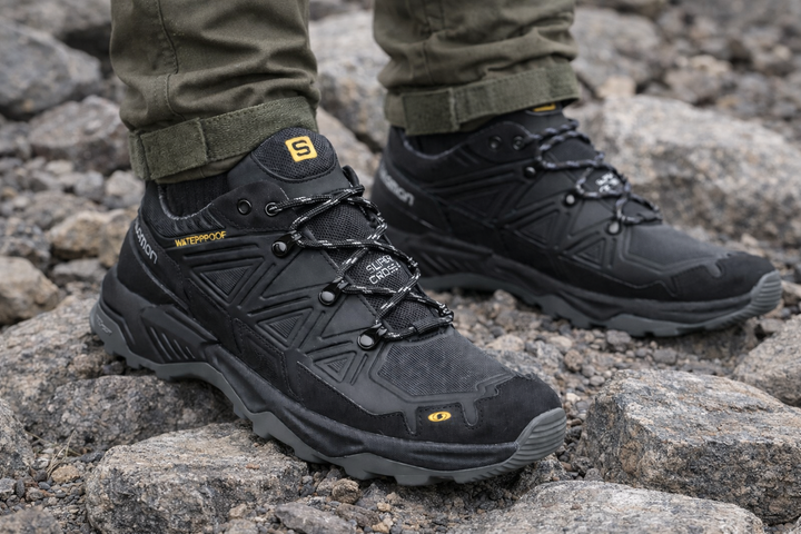 Мужские кожаные кроссовки Salomon Ranger Waterproof 45 (арт. 737106431) - Фото 1 Мужские кожаные кроссовки Salomon Ranger Waterproof 45 (арт. 737106431) - изображение 1