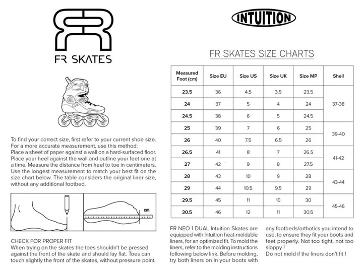 Ролики FR Skates NEO 1 Dual 80 Intuition (43) - изображение 2