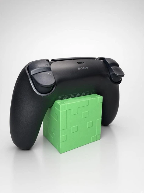 Настольная подставка для геймпада DualSense PS5 в стиле Minecraft Creeper (Крипер) / Держатель джойстика - изображение 3
