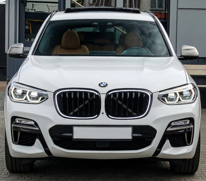 Решетка радиатора ноздри 1 Bar LED черный глянец для BMW X3 G01 2018-2021 гг - Фото 2 Решетка радиатора ноздри 1 Bar LED черный глянец для BMW X3 G01 2018-2021 гг - изображение 2