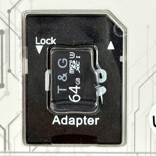 Карта пам'яті TF microSDXC 64 ГБ для смартфона, IP-камери, відеореєстратора, екшн-камери, фотоапарата, планшета, GPS-навігатора та MP3-плеєра з адаптером, для зберігання фото, відео, музики та документів, UHS-1 - зображення 4