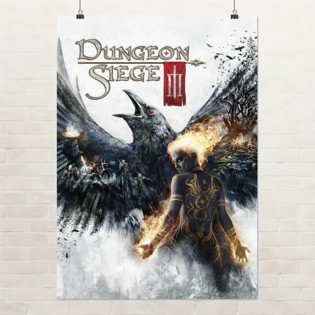 Постер Dungeon Siege 3, декор кімнати геймера, A1 85×60 см (id7352) - Фото 1 Постер Dungeon Siege 3, декор кімнати геймера, A1 85×60 см (id7352) - зображення 1