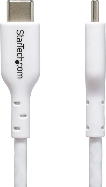 Kabel Startech USB-C - USB-C 2.0 60W 3 m White (USB2CC3MWHE) - obraz 2