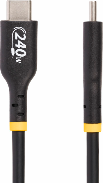 Kabel Startech USB-C - USB-C 2.0 Power Delivery 4 m Black (USB2C5C4M) - obraz 2