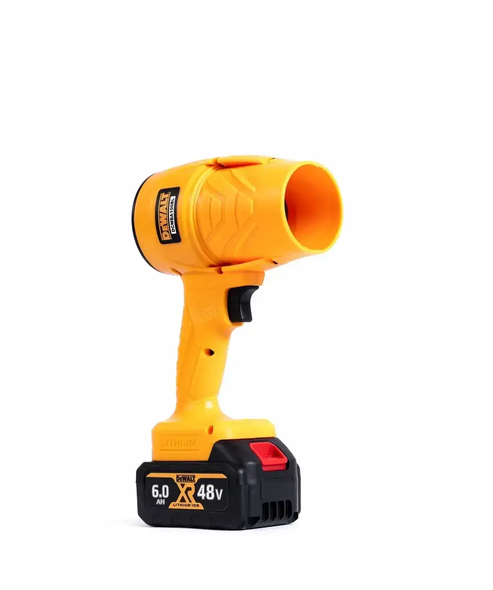 Воздуходувка DeWalt DCMBA100BL аккумуляторная 48 В 6 А·ч садовая бесщеточная 45000 об мин поток 220 м с давление 32.5 кПа с 2 АКБ для листьев пыли опилок гаража авто - изображение 5