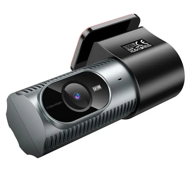 Автомобільний відеореєстратор HOCO DV13 Wi-Fi HD 720P, G-сенсор, нічна зйомка, кут огляду 88°, графітовий - зображення 5