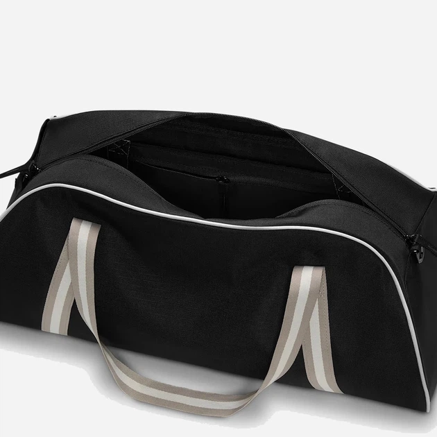 Torba sportowa materiałowa Nike W Nk Gym Club - Retro DH6863-014 Czarna (197602713299) - obraz 3