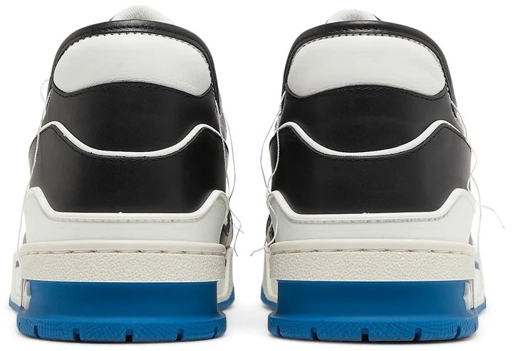 Кросівки Louis Vuitton LV Trainer White Black Blue - Фото 4 Кросівки Louis Vuitton LV Trainer White Black Blue - изображение 4