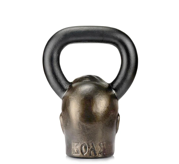 Гиря дизайнерская Body of steel Козак 16 кг бронзовая - изображение 4