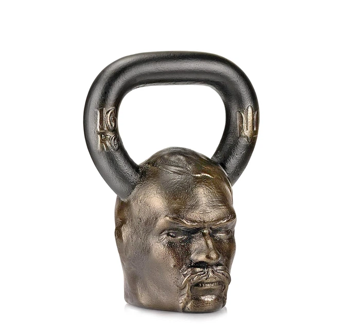 Гиря дизайнерская Body of steel Козак 16 кг бронзовая - изображение 6