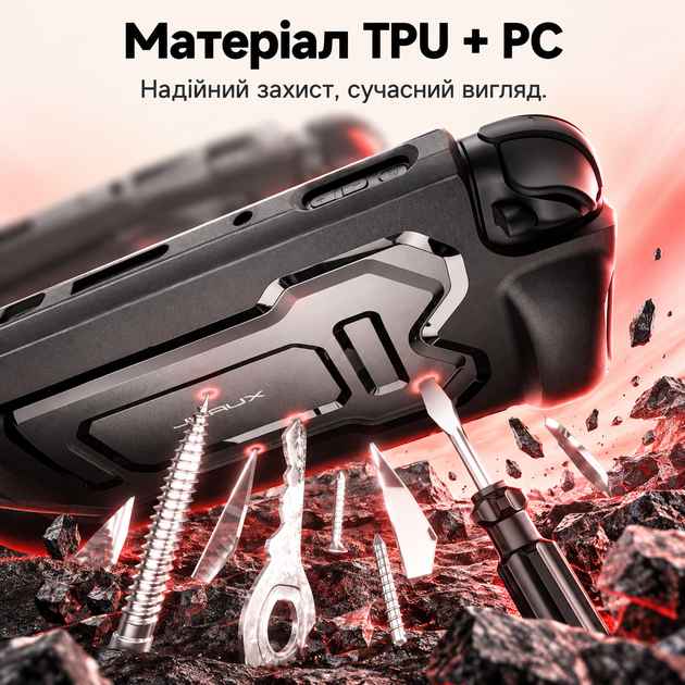 Оригинальный защитный чехол JSAUX PC0118 Battle Armor для Nintendo Switch 2, противоударный Grip кейс с эргономичными ручками - изображение 5