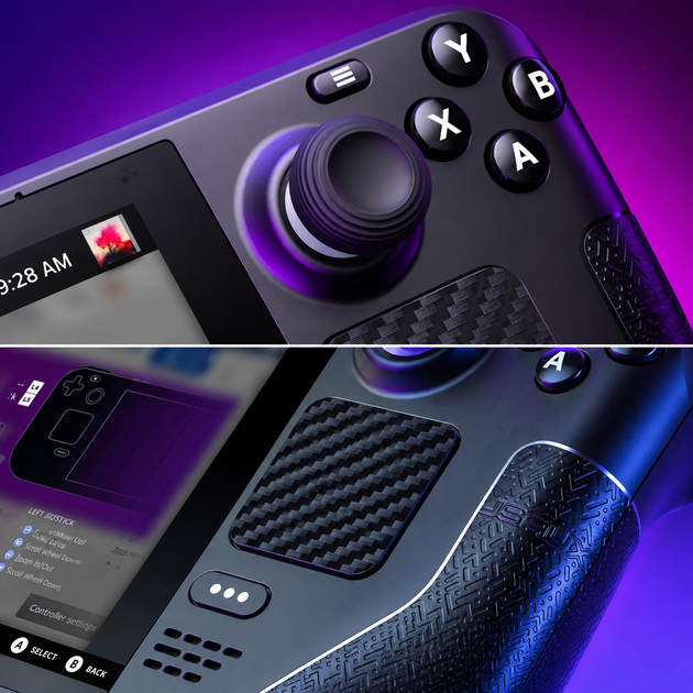 Набор наклеек-скинов JSAUX GP0003 10 в 1 для Steam Deck LCD и OLED, накладки на стики, тачпад и кнопки - изображение 8