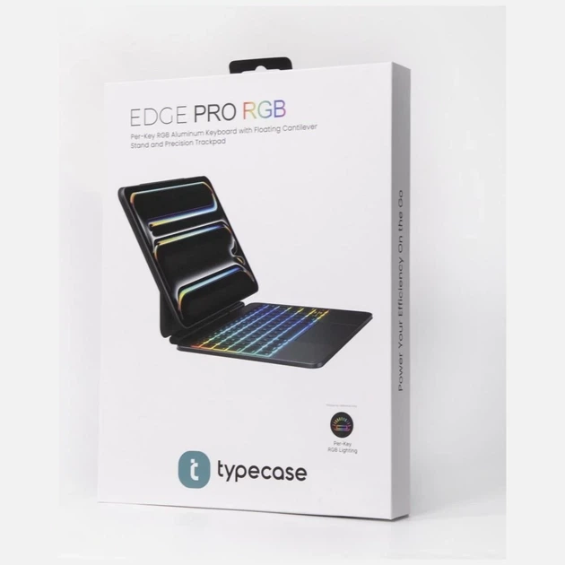 Чехол Typecase Edge Pro с клавиатурой для iPad Pro 13 M4 Silver (KB206AU-130P-D-SLV-WHT-U-US-C1) - Фото 12 Чехол Typecase Edge Pro с клавиатурой для iPad Pro 13 M4 Silver (KB206AU-130P-D-SLV-WHT-U-US-C1) - изображение 12