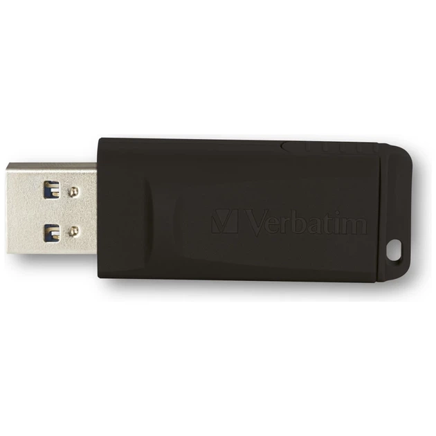 Флешка Verbatim Slider USB 2.0 32GB Black (98697) - Фото 3 Флешка Verbatim Slider USB 2.0 32GB Black (98697) - изображение 3