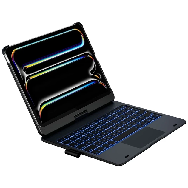 Чохол Typecase Flexbook Touch з клавіатурою для iPad Pro 11 M4 Black (KB201T-110P-B-BLK-BLK-B-US-V0) - зображення 2