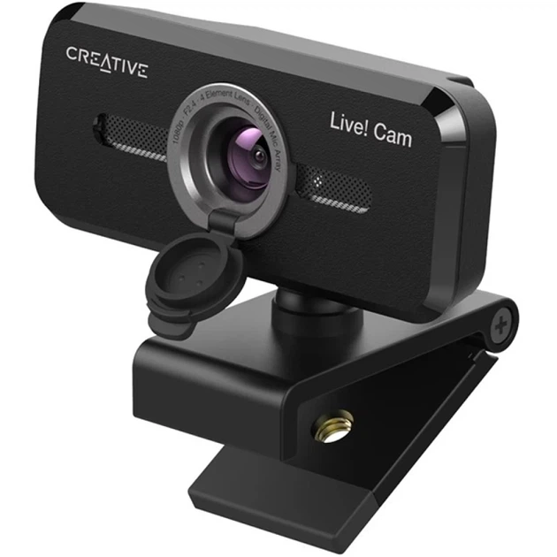 Веб-камера Creative Sync 1080p V2 Black (73VF088000000) - Фото 2 Веб-камера Creative Sync 1080p V2 Black (73VF088000000) - зображення 2