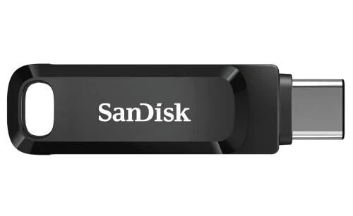 Флеш накопичувач SanDisk Ultra Dual Go Type C / USB 3.2 Gen 1 128GB Black - изображение 4