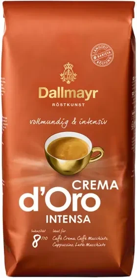 Кофе в зернах Dallmayr Dallmayr Crema D'oro Intensa 1кг - Фото 1 Кофе в зернах Dallmayr Dallmayr Crema D'oro Intensa 1кг - изображение 1