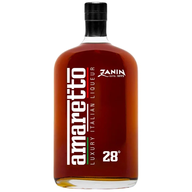 Лікер Zanin Luxury Amaretto 28%, 0.7 л - Фото 1 Лікер Zanin Luxury Amaretto 28%, 0.7 л - зображення 1