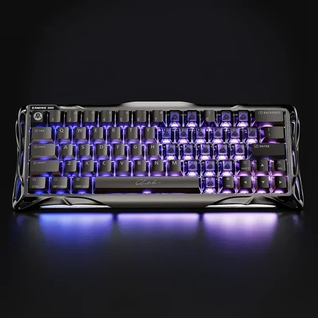 Магнитная клавиатура GravaStar Mercury V60 Pro GunMetal, алюминиевая, 65%, Hall Effect, Rapid Trigger, 8000 Гц опроса, RGB - изображение 5