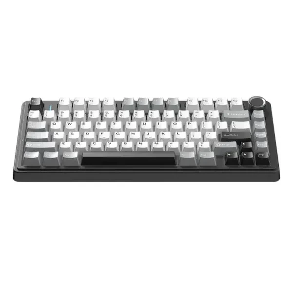 Магнітна клавіатура Aula F75 HE Black Grey White, Hall Effect, Rapid Trigger, 8000 Гц опитування, RGB підсвічування - Фото 3 Магнітна клавіатура Aula F75 HE Black Grey White, Hall Effect, Rapid Trigger, 8000 Гц опитування, RGB підсвічування - зображення 3