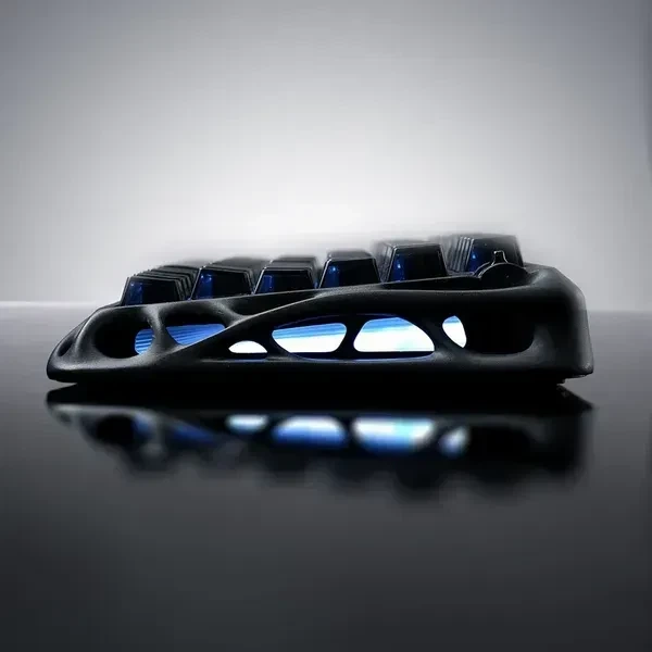 Бездротова механічна клавіатура GravaStar Mercury K1 Stealth Black, з алюмінієвого корпусу, розмір 75%, RGB , 2.4G/Bluetooth/USB - Фото 6 Бездротова механічна клавіатура GravaStar Mercury K1 Stealth Black, з алюмінієвого корпусу, розмір 75%, RGB , 2.4G/Bluetooth/USB - зображення 6