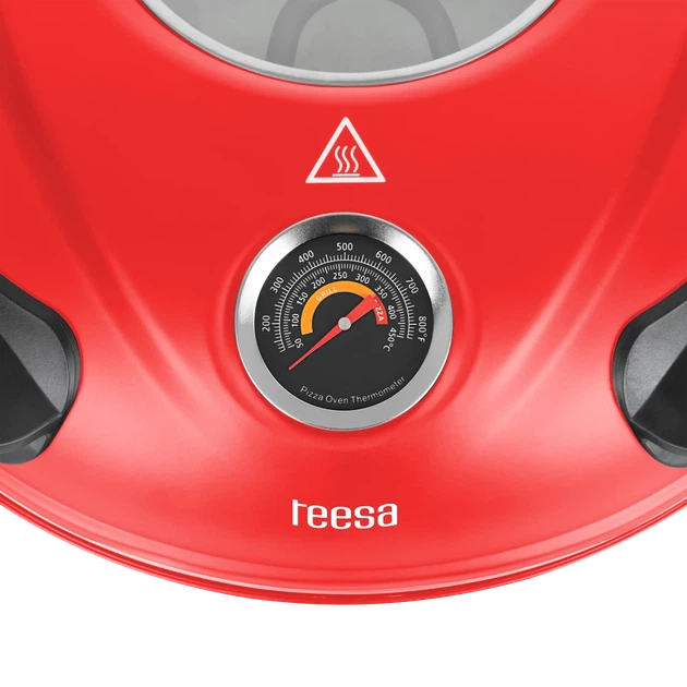 Піч для піци Teesa Supreme+ 1200W 32см з вікном (TSA3238) - Фото 6 Піч для піци Teesa Supreme+ 1200W 32см з вікном (TSA3238) - зображення 6