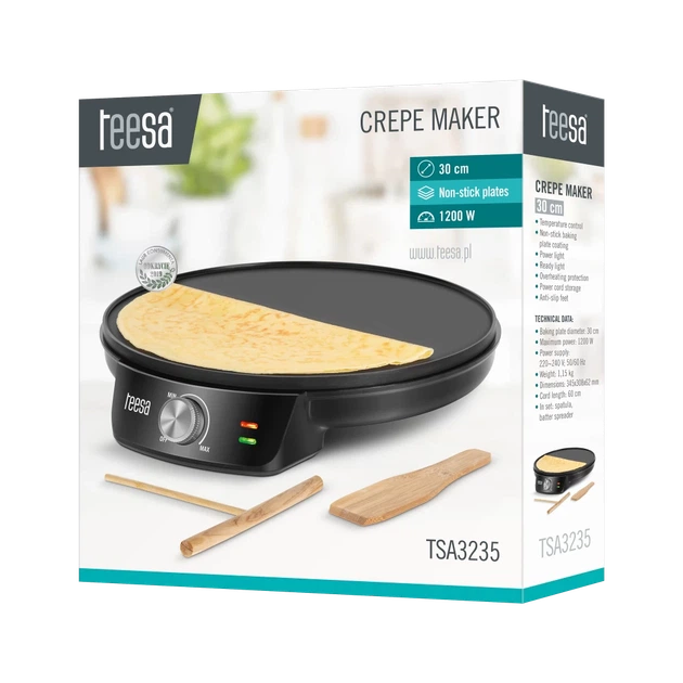 Блинница Teesa 30cm 1200W (TSA3235) - изображение 13