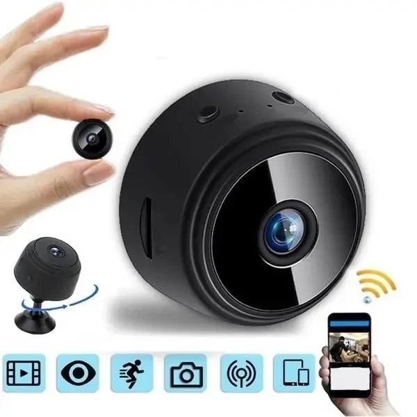 Міні WiFi IP-камера A9 HD з акумулятором нічним баченням датчиком руху та віддаленим доступом - изображение 5